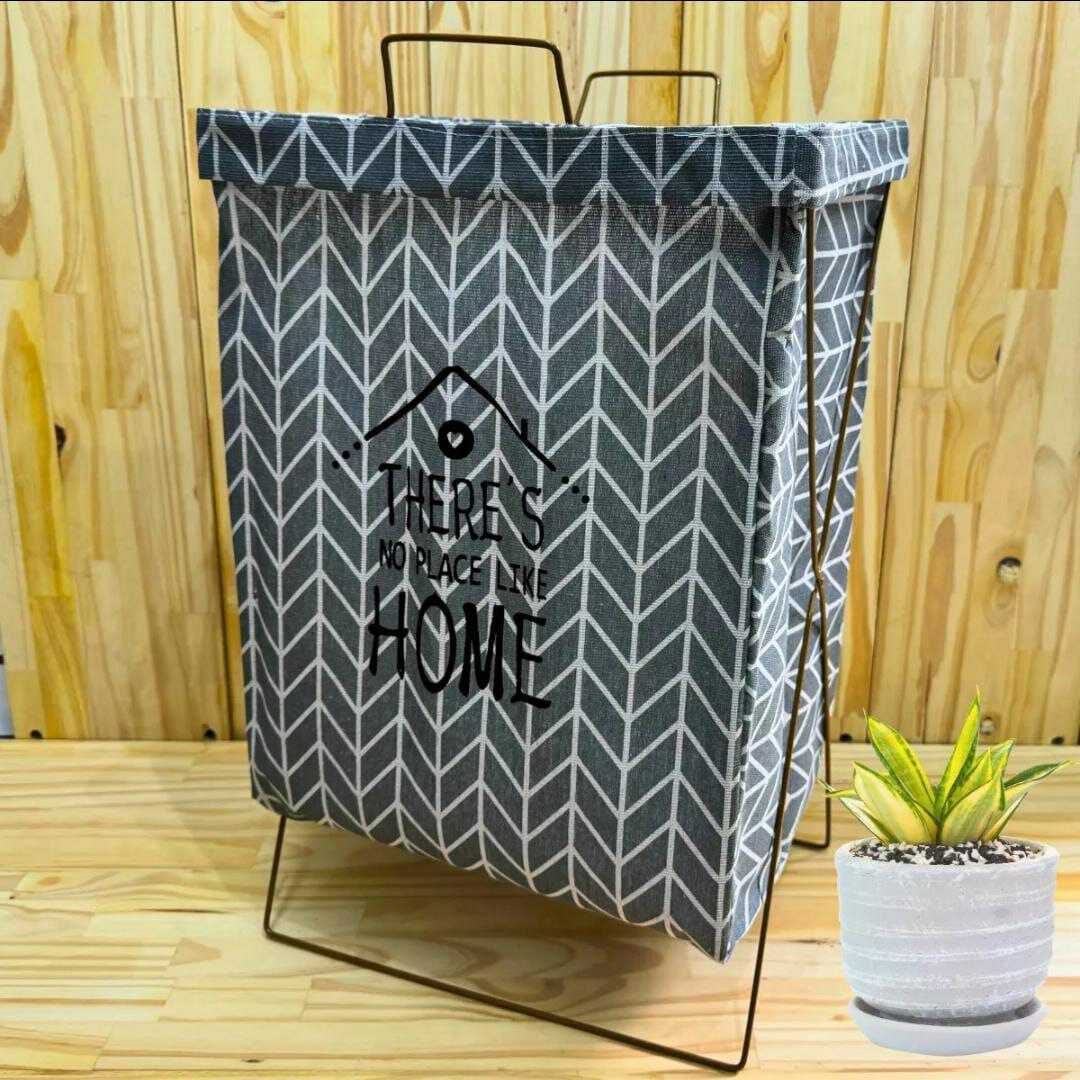 CESTA PLEGABLE DE TELA PARA ROPA