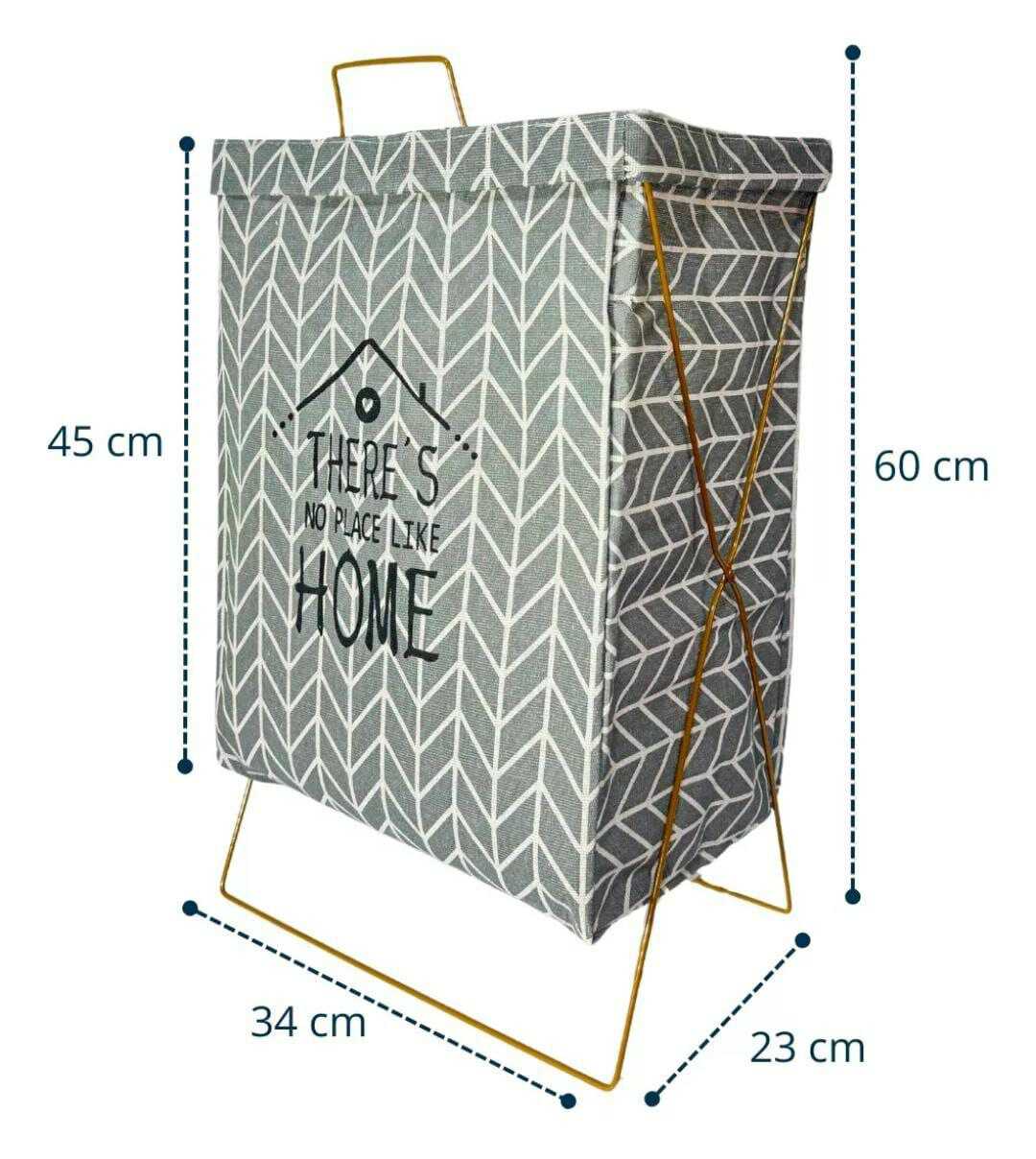CESTA PLEGABLE DE TELA PARA ROPA